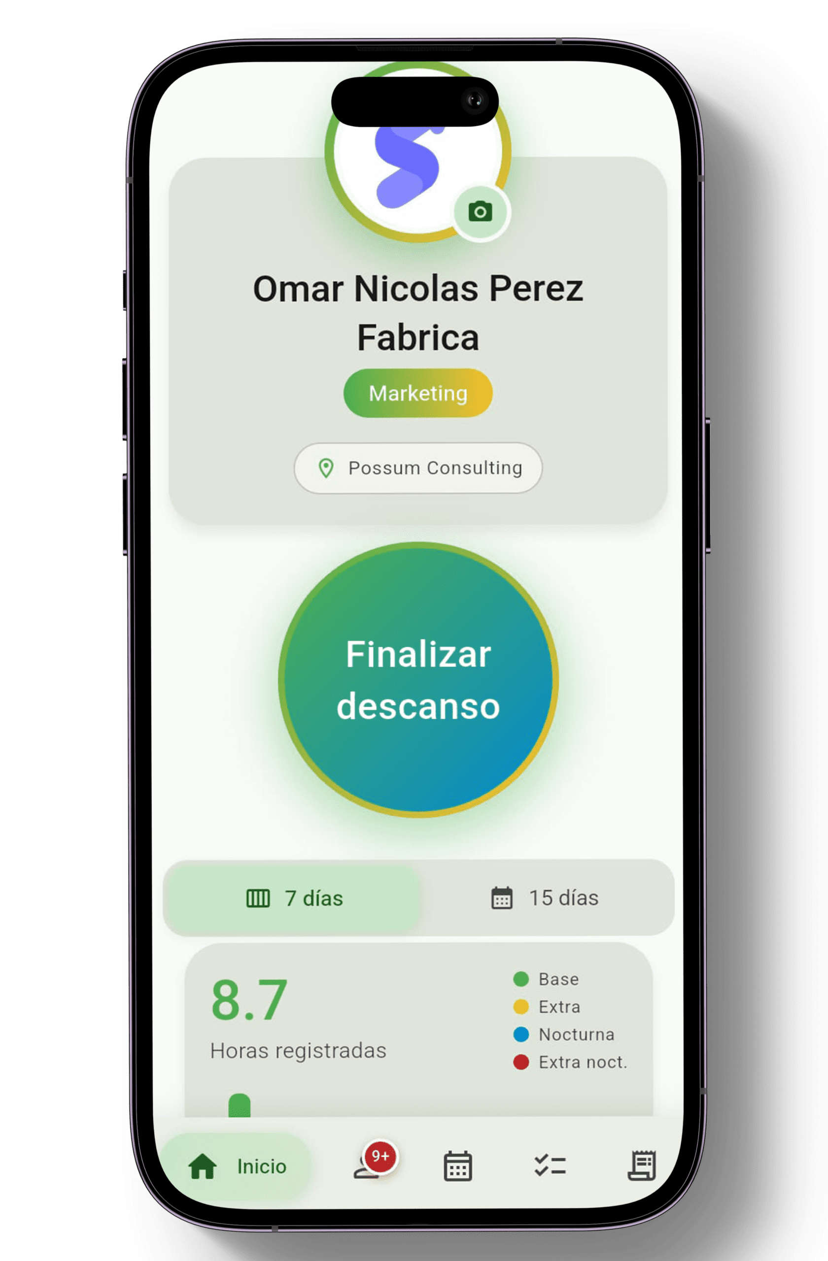 App Starfip en teléfono